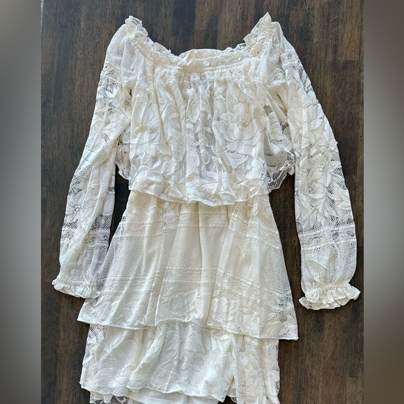 Show me Your Mumu Bess Lace Tiered Dress - Picture 6 of 7